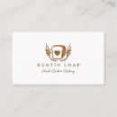 Search for loaf business cards Baking