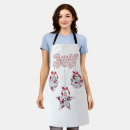 Search for greeting aprons Red
