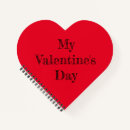 Search for valentine notebooks Red