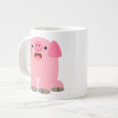 Search for cute pink pig mugs Cartoon