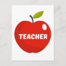 Search for teacher apple postcards Education