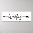 Search for arrows wedding posters Black and white