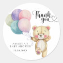 Search for balloon thank you stickers Bear
