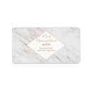 Search for gold birthday party return address labels Bridal shower