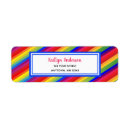 Search for bright return address labels Cheerful