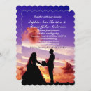 Search for bride and groom silhouette wedding invitations Modern