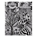 Search for black and white botanical art Line