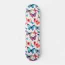 Search for butterflies skateboards Watercolor