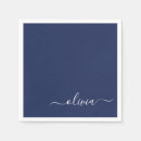 Search for navy blue monogram napkins Modern