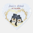 Search for 2 hearts wedding stickers Two grooms