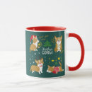 Search for corgi mugs Christmas tree