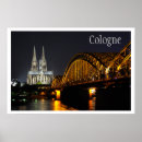 Search for cologne posters Hohenzollern bridge