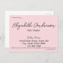 Search for elegant business postcards Makeup artist