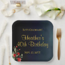 Search for a happy 40th birthday flower crafts party Watercolor