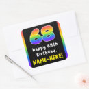 Search for eighth birthday stickers Colourful