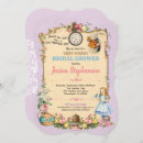Search for alice in wonderland bridal shower invitations Elegant