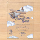 Search for vintage airplane invitations Adventure awaits