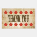 Search for thank you red stickers Party