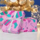 Search for pink snowflake wrapping paper Christmas tree