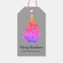 Search for purple christmas gift tags Watercolor