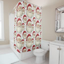 Search for vintage santa claus shower curtains Xmas
