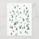Search for skiers postcards Snow
