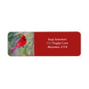 Search for red cardinal return address labels Nature