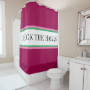 Search for pink and green shower curtains White