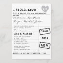 Search for love story invitations Book