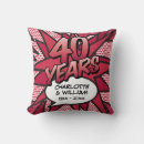 Search for ruby wedding anniversary cushions Modern