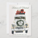 Search for vintage car save the dates Elegant