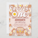 Search for retro groovy invitations Daisies