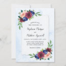 Search for burgundy blush floral wedding invitations Flowers