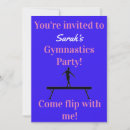Search for gymnastics party invitations Balance beam
