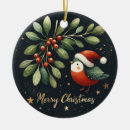 Search for red robin christmas tree decorations Seasonal