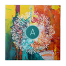 Search for abstract painting tiles Turquoise