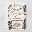 Search for beige black birthday invitations Floral