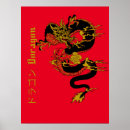 Search for china dragon posters Black
