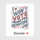 Search for genocide stickers Save gaza