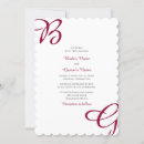 Search for maroon wedding invitations Minimalist