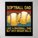 Search for funny baseball posters Dad