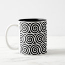 Search for black circle mugs Spiral