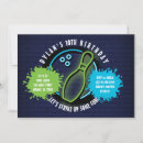 Search for purple and lime green invitations Neon