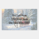 Search for sleigh ride return address labels Snow