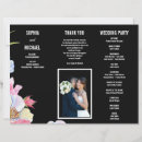 Search for announcement paper wedding programs Blue