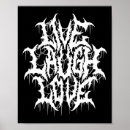 Search for black metal posters Typography