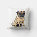 Search for funny pug cushions Wolf