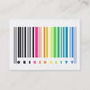 Search for barcode business cards Unique