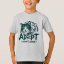 Search for dog lover kids tshirts Adoption