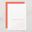 Search for coral wedding invitations Colourful